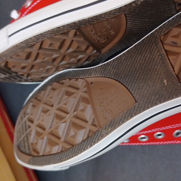 NWT  Converse product red all star Oxford men's 9.5 women's 11.5 M9696 - Picture 7 of 9